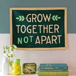 Grow Together Not Apart Camp Flag