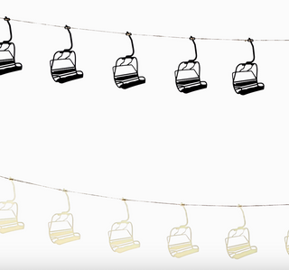 The Chairlift Garland - Black