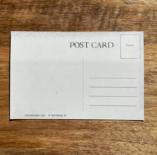 Greetings from Vermont Postcard