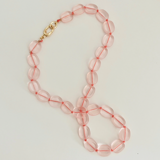 Stefanie Glass Necklace - 16"