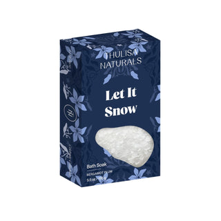 Let It Snow Magnesium Bath Soak - Bergamot + Plum