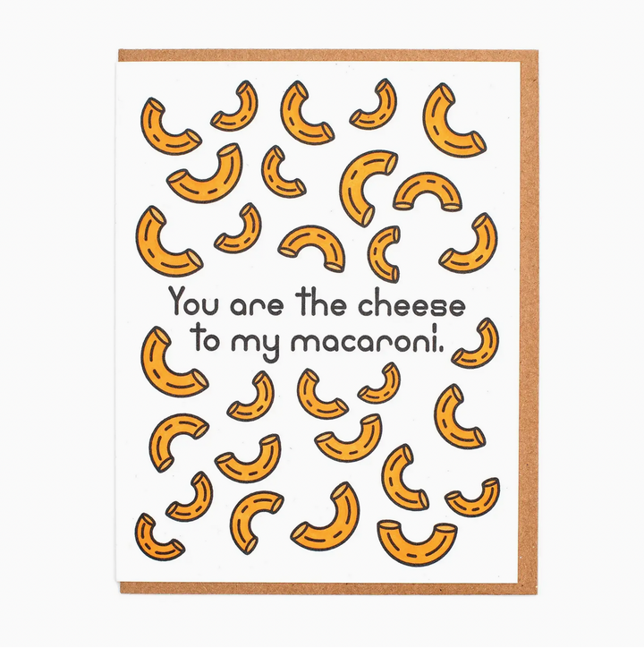 macaroni and cheese card - LP1