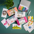 Load image into Gallery viewer, Winter Village Watercolor Painting Kit