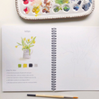 Load image into Gallery viewer, Flowers Watercolors Workbook