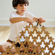 Load image into Gallery viewer, Wooden Stacking Dudes Toy - 20 piece