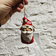 Load image into Gallery viewer, Victory Pottery Santa Head Ornament