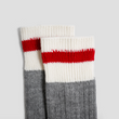 Load image into Gallery viewer, Merino Mountain Socks - Red Stripe