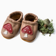 Load image into Gallery viewer, Mushroom On Chai Leather Baby Shoes