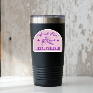 Wranglin' Feral Children Sticker