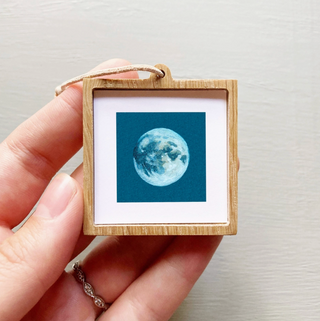 Mini Framed Watercolor - Full Moon