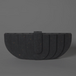 Load image into Gallery viewer, Black Terrazzo Concrete Menorah
