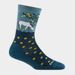 Load image into Gallery viewer, Darn Tough Wild Life Crew Horse Lightweight Socks - Dark Teal