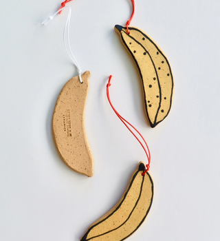 Banana Ceramic Ornament