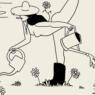 Gardening Print 8x10