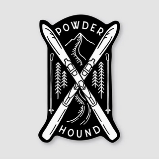 Powder Hound Sticker
