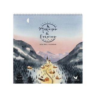 2026 Large Wall Calendar Morning + Evening