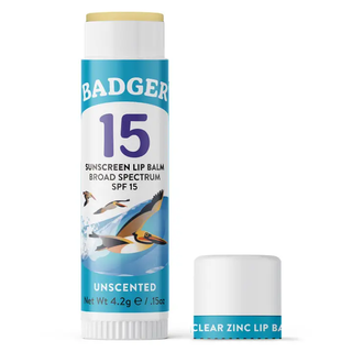 Badger Balm Lip Balm Mineral Sunscreen Spf 15