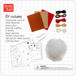 Load image into Gallery viewer, Fox and Mushroom Wool Felt Sewing Kit