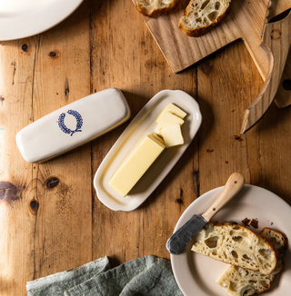 Farmhouse Pottery Laurel Butter Dish