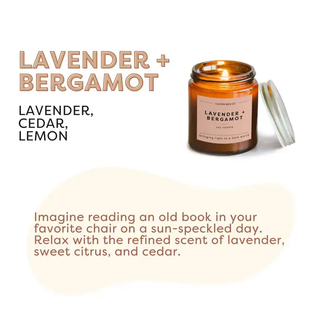 Mini Jar Candle Lavender + Bergamot