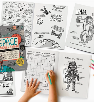 Space Above and Beyond Coloring Book