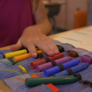 Organic Beeswax Crayons - Set of 12