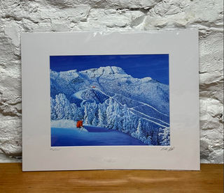 Mt. Mansfield 'The Chin' Matted Print - 16x20