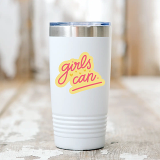 Girls Can Sticker