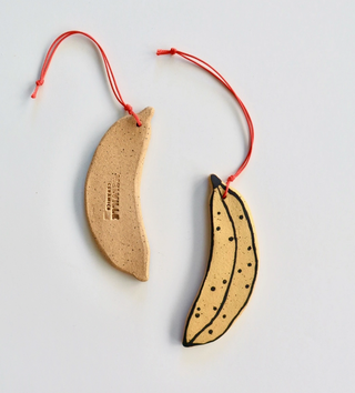Banana Ceramic Ornament