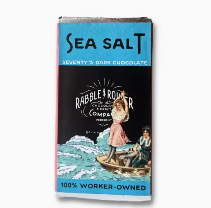 Vermont-Made Sea Salt Dark Chocolate Bar