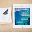 Load image into Gallery viewer, 2026 Block Print Wall Calendar