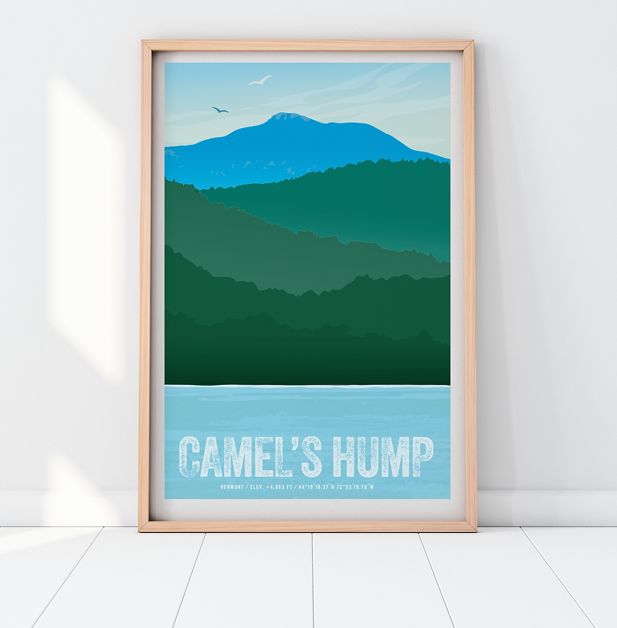 Camel's Hump No. 4 East Print - 13x19