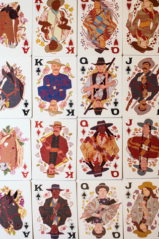 Cowboys in a Tin Playing Cards Set