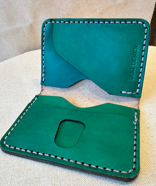 Map Fold Wallet Green Mountains Green