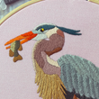 Load image into Gallery viewer, Beadwork Embroidery Kit 8" with Beadwork - Great Blue Heron