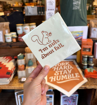 Nuts About Fall Party Napkins