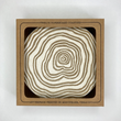 Load image into Gallery viewer, Linocut Tree Ring Coasters