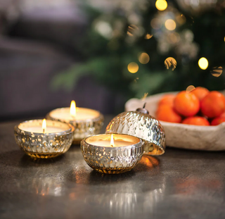 Winter Thyme Glass "Ornament" Candle - 5.3 oz