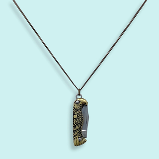 Bird Knife Necklace 20"