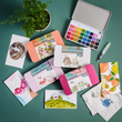 Load image into Gallery viewer, Italian Fields Watercolor Painting Kit