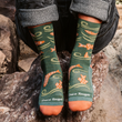 Load image into Gallery viewer, Darn Tough Women's Homer Crew Lightweight Socks - 6122 Kelp