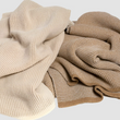Load image into Gallery viewer, Wool Cardigan Throw Blanket - Beige