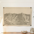 Load image into Gallery viewer, Felt Vermont Ski Mountain Banner - 16x24