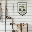 Load image into Gallery viewer, Fish Around And Find Trout Felt Camp Flag