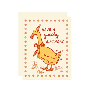 Quacky Duck Birthday Card - WP1