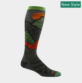 Darn Tough Men's Titan Over-The-Calf Snowboard/Ski Sock - Forest 8050