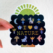 Load image into Gallery viewer, I Love Nature Glitter Vinyl Sticker
