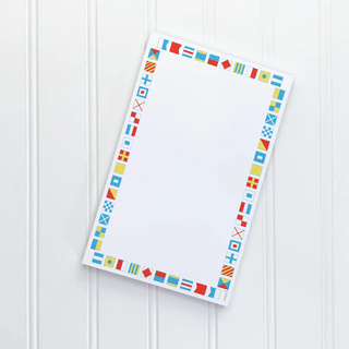 Nautical Alphabet Flags Notepad