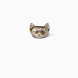 Load image into Gallery viewer, Sage Cat Ring Brass