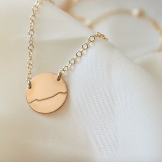 Gosia Meyer Mount Mansfield Disc Necklace - Large